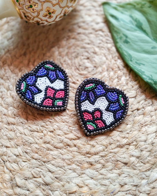 BOHO HEART EARRINGS